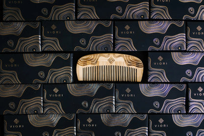 Bamboo Narrow-Tooth Comb – Eco-Friendly | VIORI