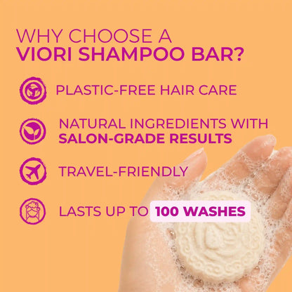 Castor Oil Shampoo Bar – Brittle & Dry Hair | VIORI