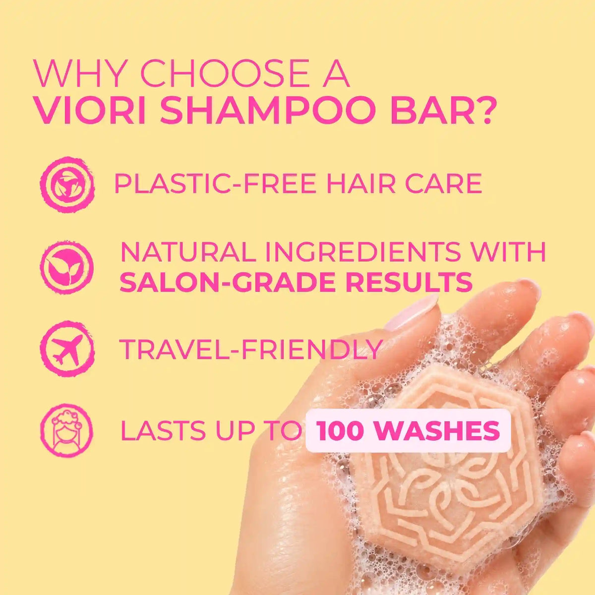 Coconut Oil Repair Shampoo Bar – Damaged Hair | VIORI