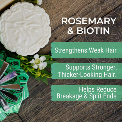 Rosemary Biotin Shampoo Bar – Thinning Hair | VIORI