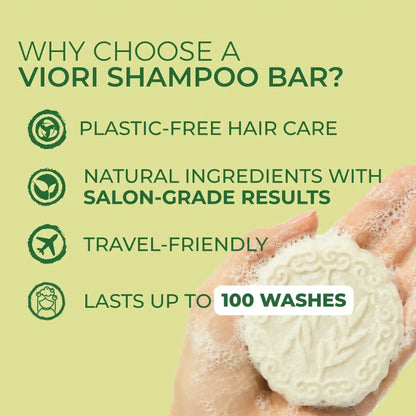 Tea Tree Shampoo Bar – Oily & Itchy Scalp | VIORI