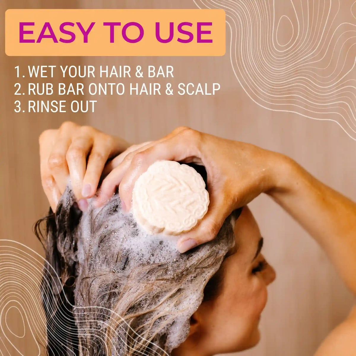 Castor Oil Shampoo Bar – Brittle & Dry Hair | VIORI