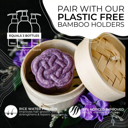 Purple Shampoo Bar with Biotin – Blonde & Gray | VIORI