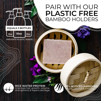 Purple Conditioner Bar with Biotin – Blonde & Gray | VIORI