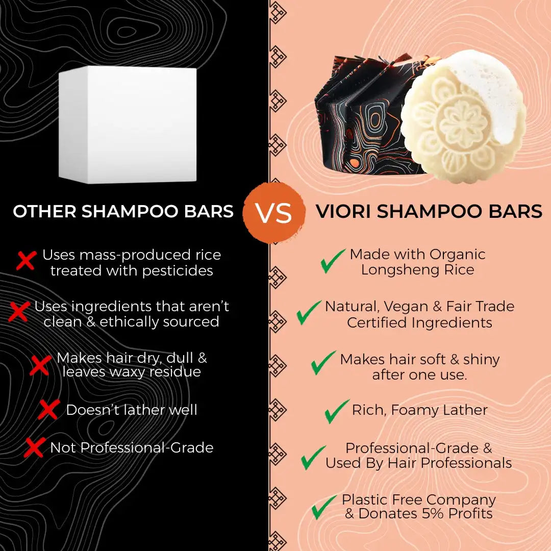 Volumizing Rice Water Conditioner Bar – Oily Hair | VIORI