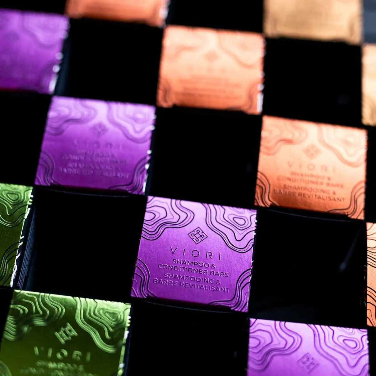 Travel-Size Shampoo & Conditioner Bars | VIORI