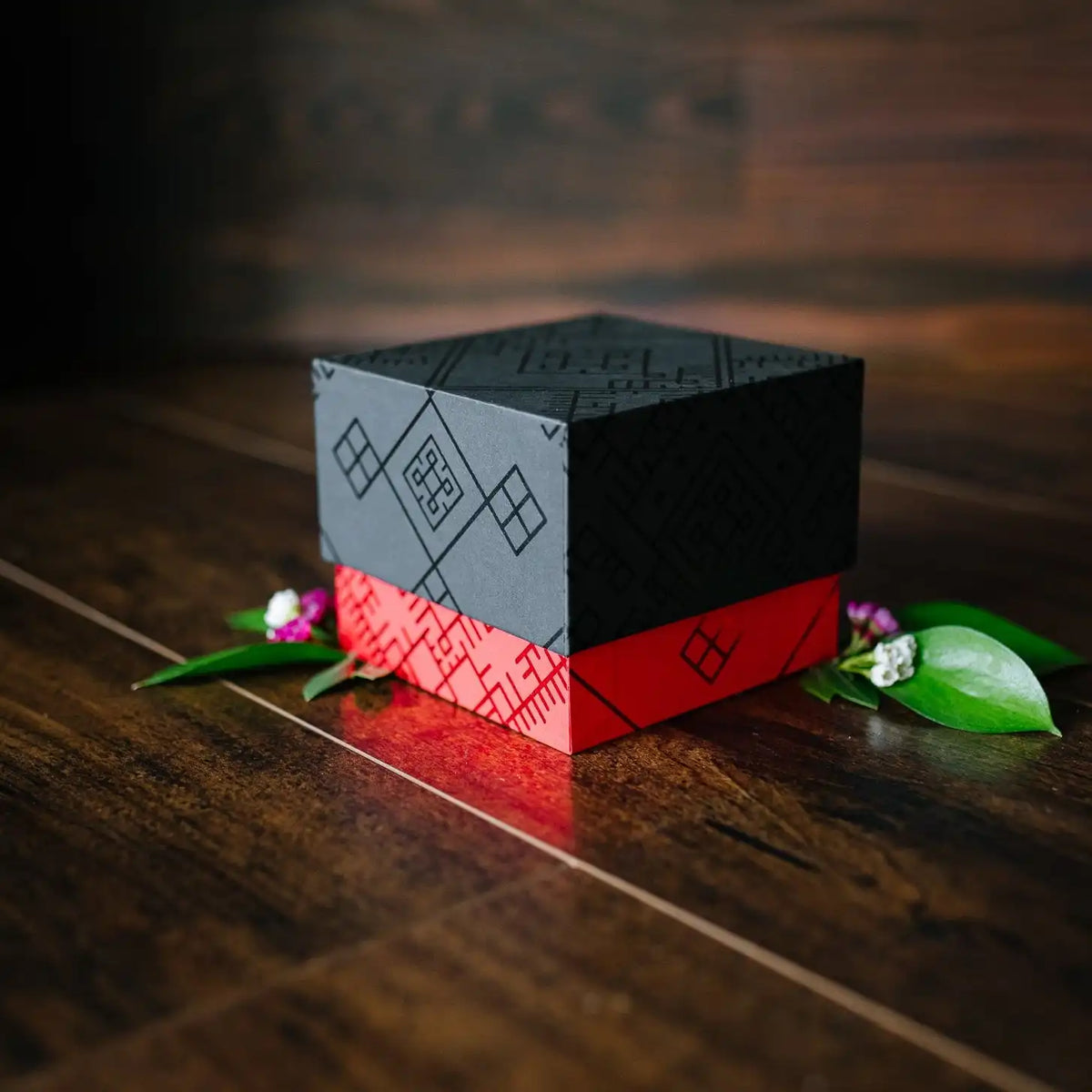 Red Yao Embroidered Ring – Handmade | VIORI