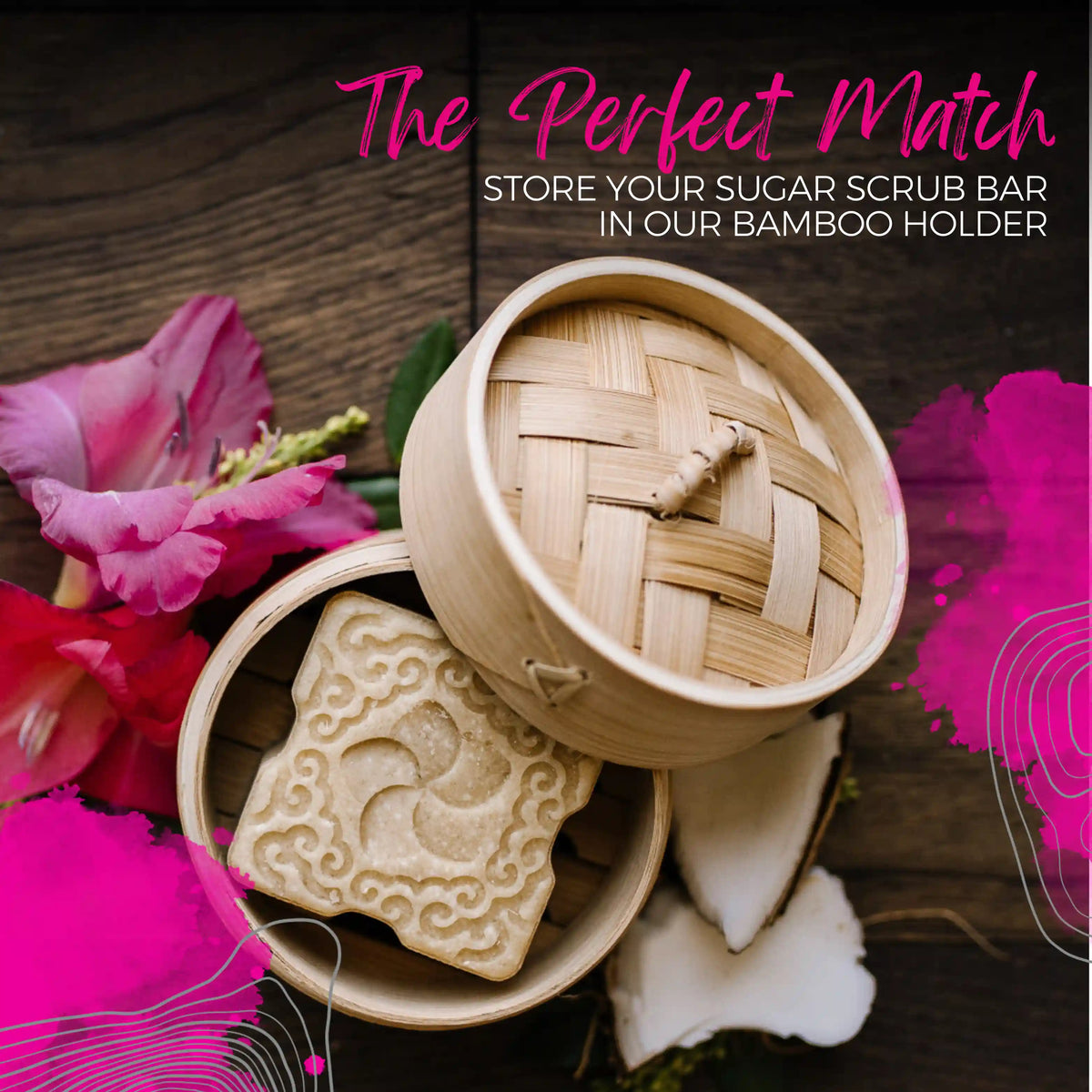 Coconut Sugar Scrub Bar – Moisturizing Exfoliant | VIORI
