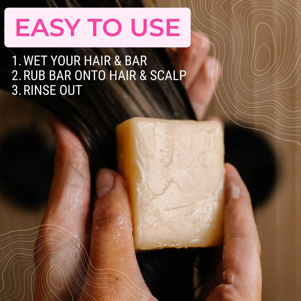 Coconut Oil Repair Conditioner Bar – Damaged Hair | VIORI