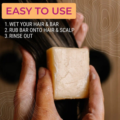 Castor Oil Conditioner Bar – Brittle & Dry Ends | VIORI