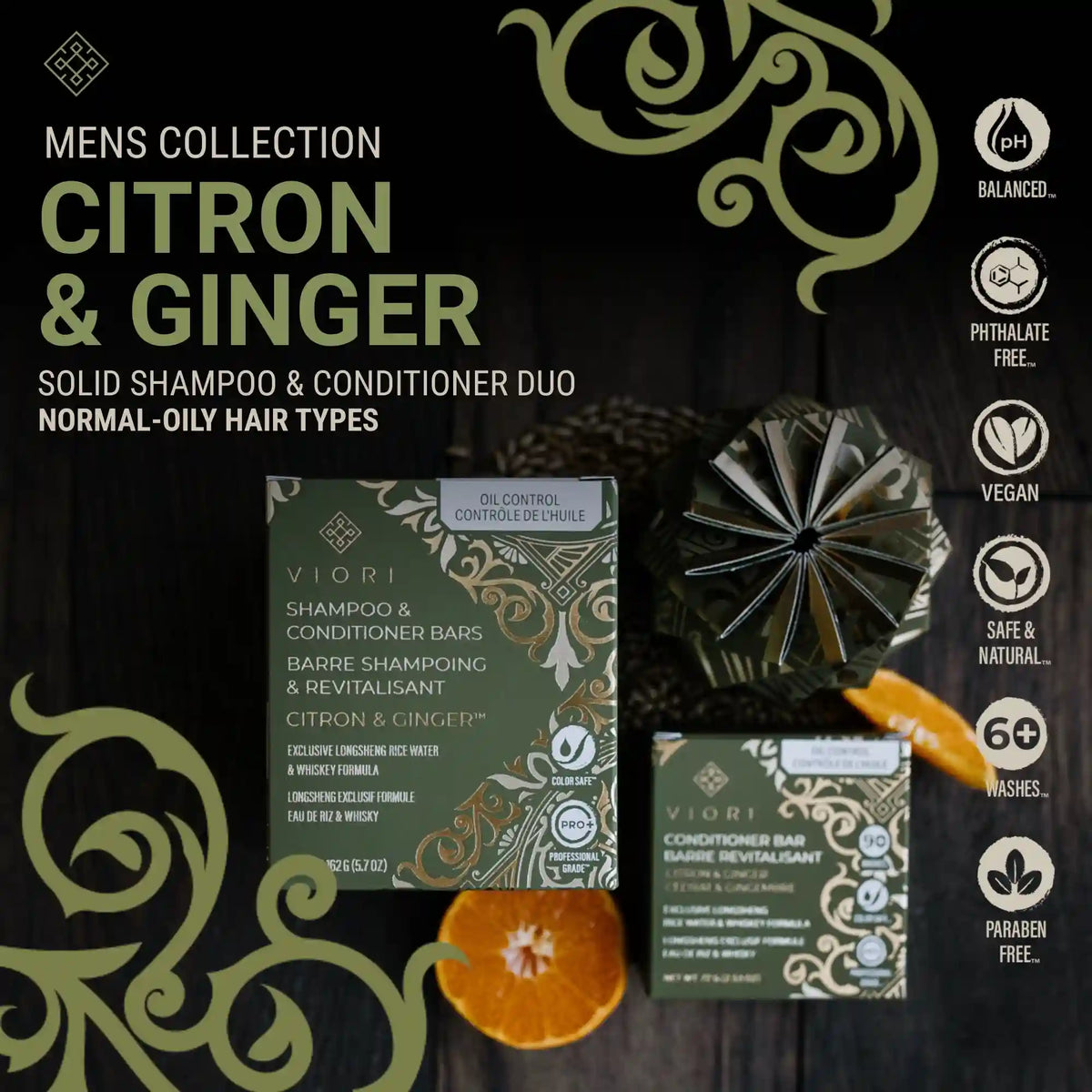 Men's Shampoo & Conditioner Bar Bundle | VIORI