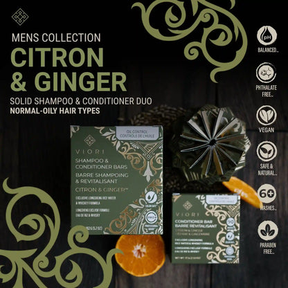 Men's Shampoo & Conditioner Bar Bundle | VIORI