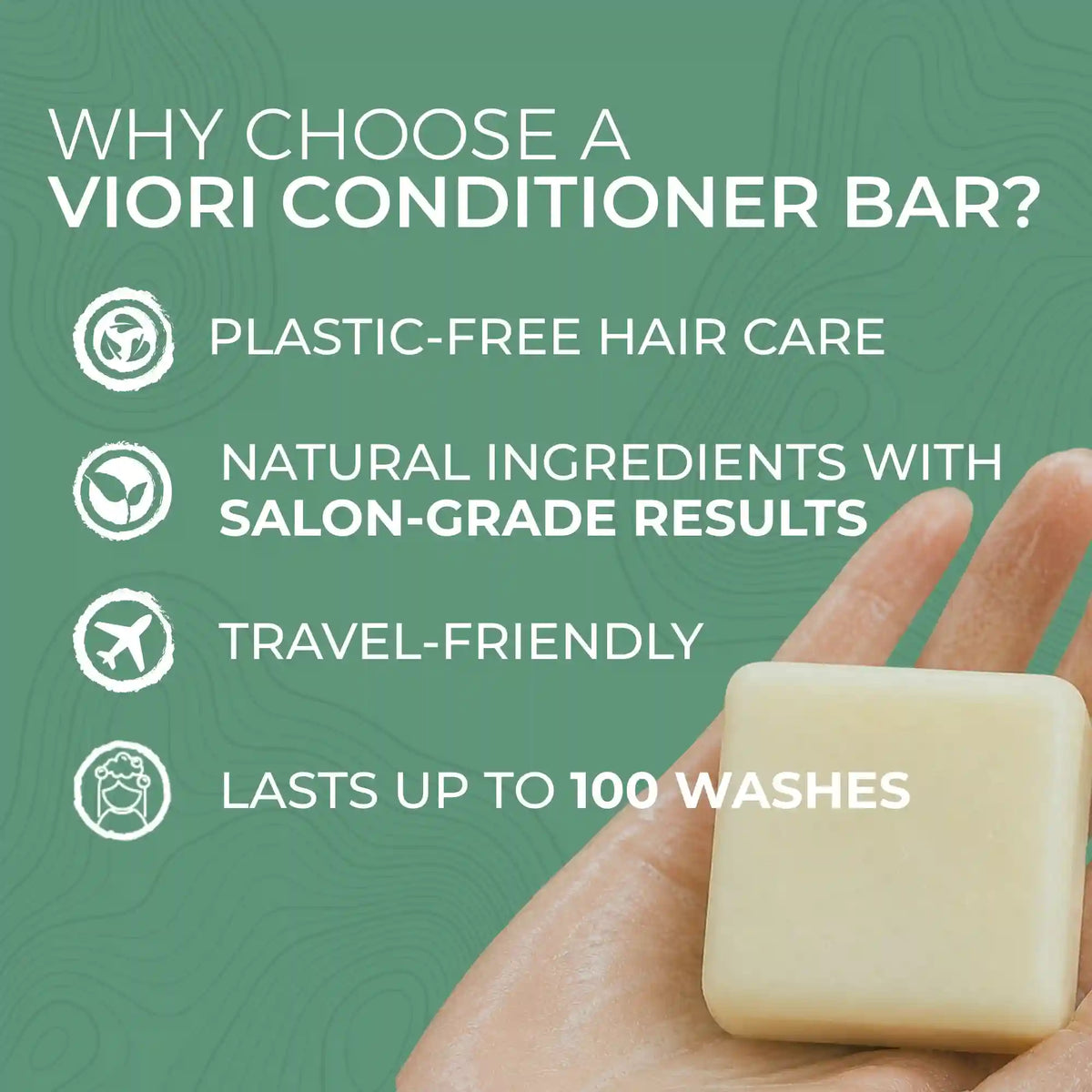 Rosemary Biotin Conditioner Bar – Thinning Hair | VIORI