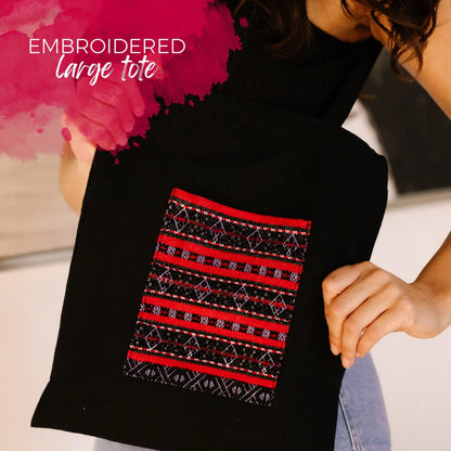 Red Yao Embroidered Bag – Handmade | VIORI