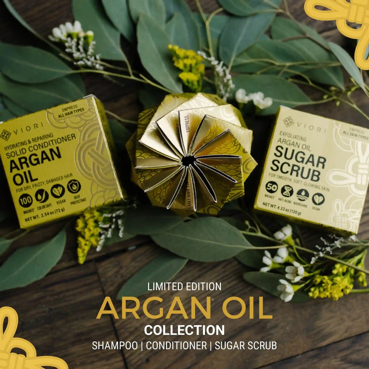 Argan Oil Sugar Scrub Bar – Empress | VIORI