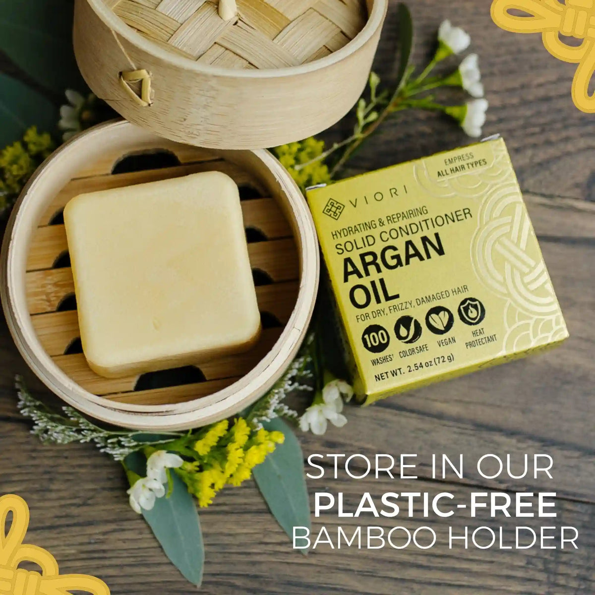Argan Oil Conditioner Bar – Empress | VIORI