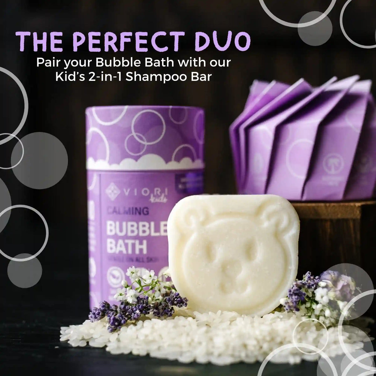 Kids' Vanilla Lavender Bubble Bath | VIORI