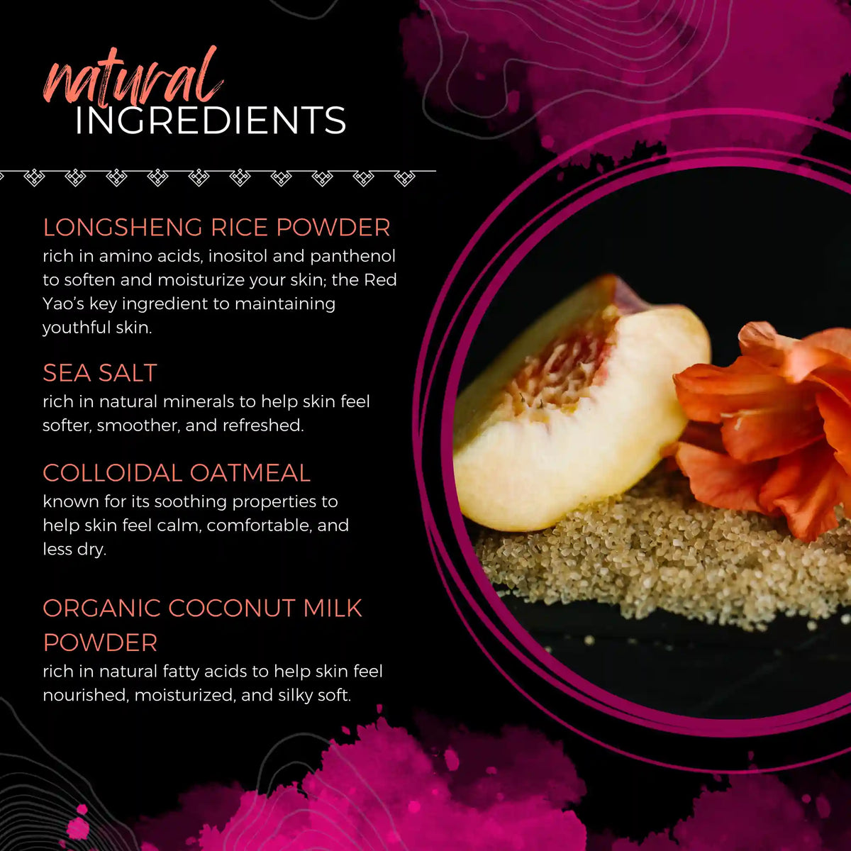 Peach Hibiscus Bath Tea | VIORI