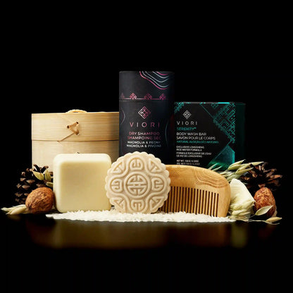 Hair & Body Bar Bundle – Rice Water Set | VIORI