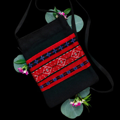 Red Yao Embroidered Bag – Handmade | VIORI