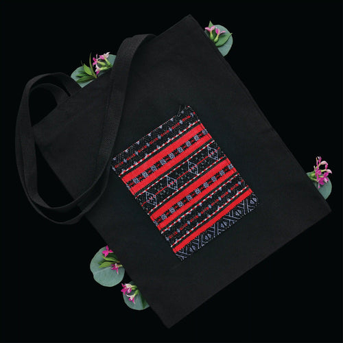 Red Yao Embroidered Bag – Handmade | VIORI