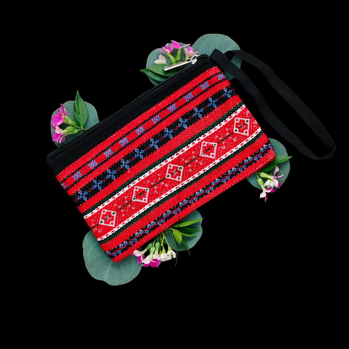 Red Yao Embroidered Bag – Handmade | VIORI